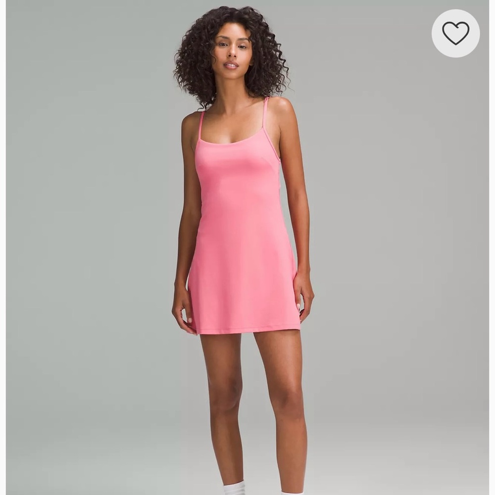 NWT Lululemon Align Cami Strap Dress - Sakura Pink